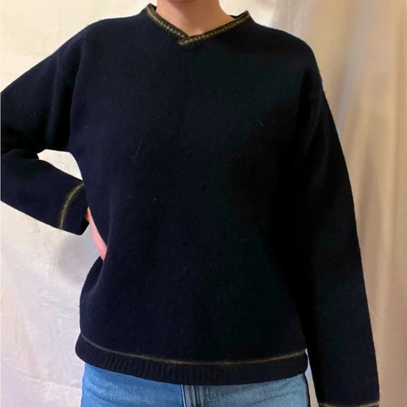 Vintage  American Eagle Lambswool Sweater - Picture 2 of 3